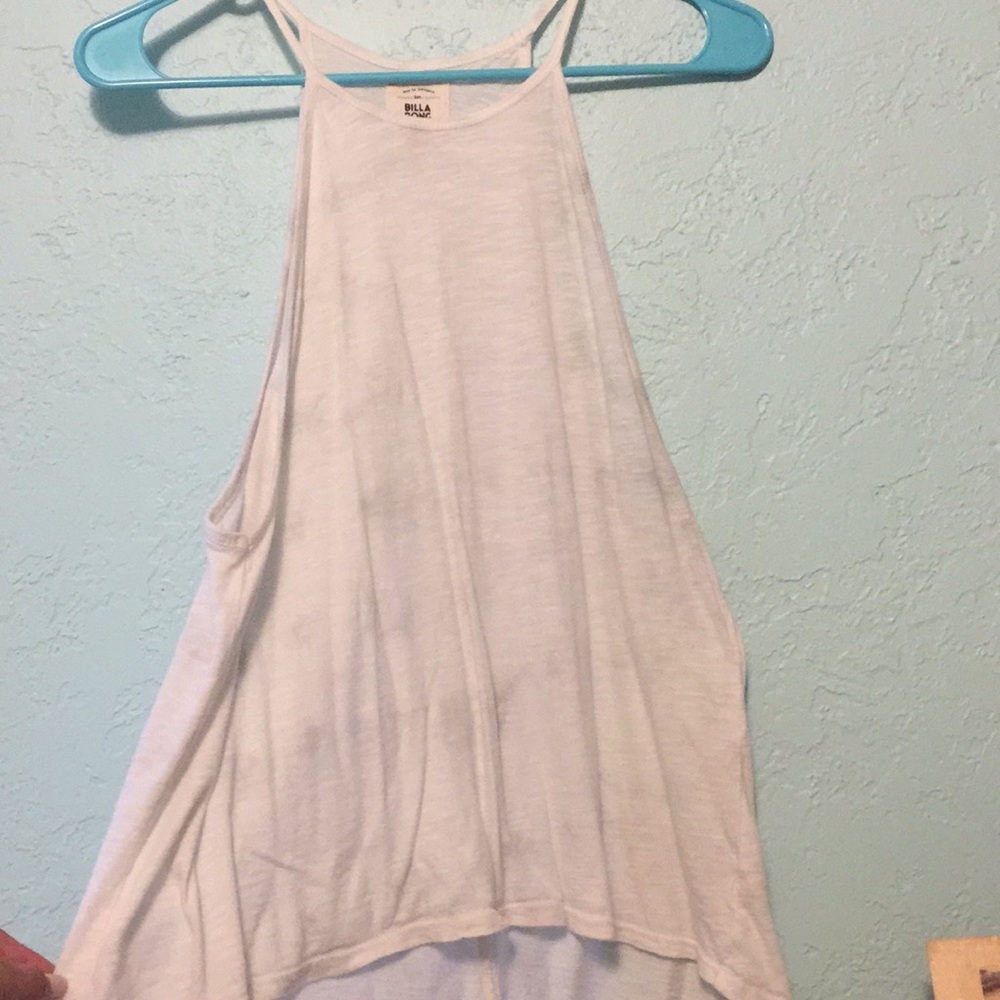 Faint Tye Dy White Billabong Tank